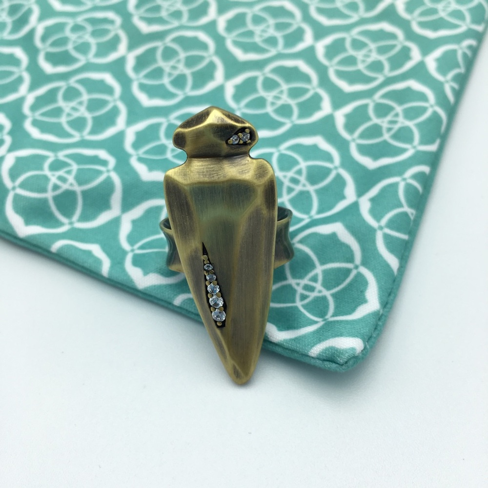 Kendra Scott NWOT Sally Ring Antique Brass