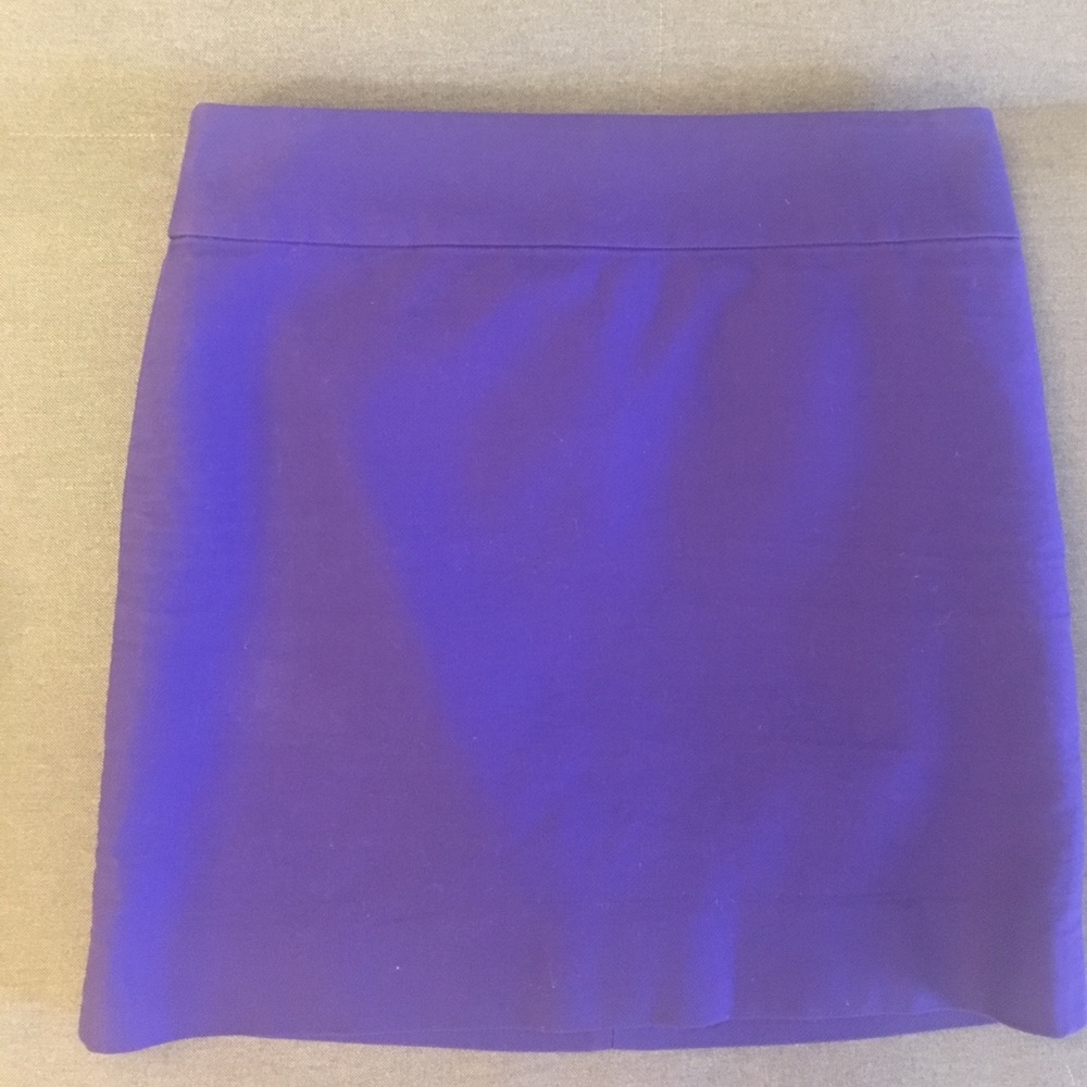 J.Crew short purple skirt 100% cotton