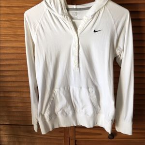 Nike white long sleeve shirt
