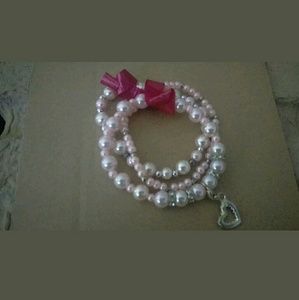 🏖🔽2/$12 Make an Offer Homemade Pink Bracelet