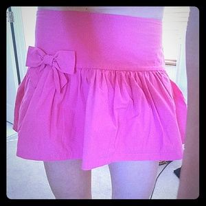 Hot pink Abercrombie high waist mini skirt
