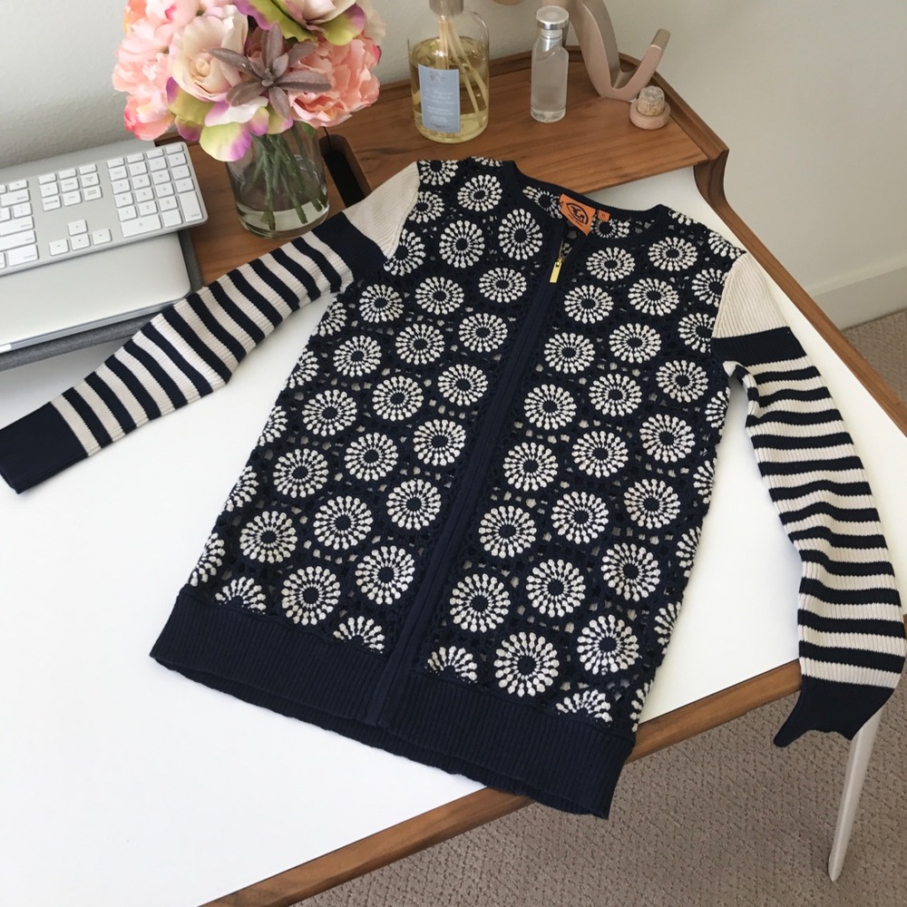 Tory Burch Embroidered Sweater - XS