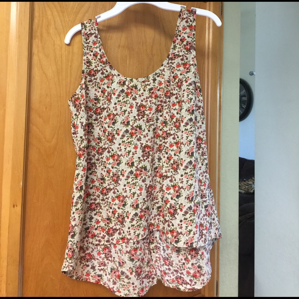 Flower tank top