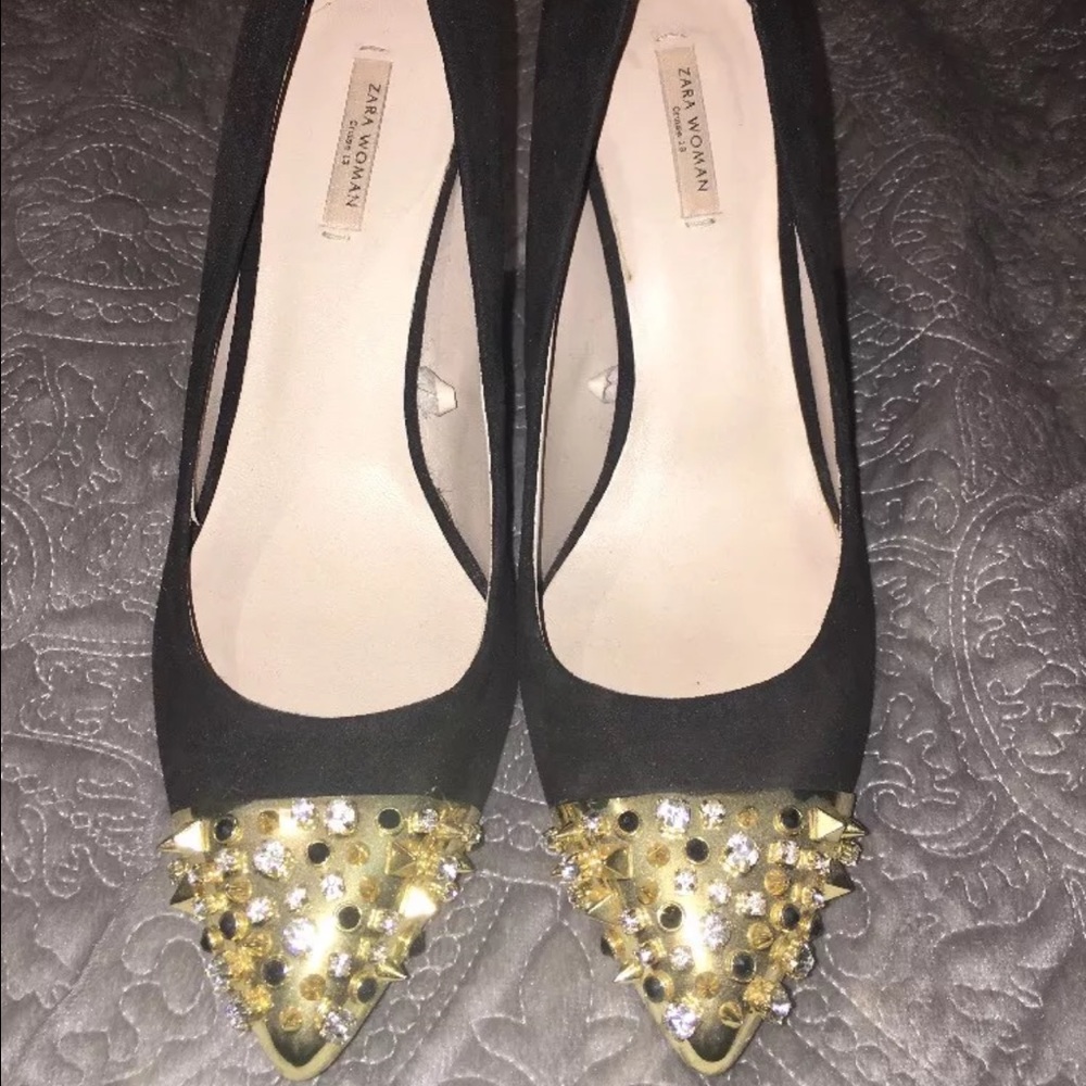 Like New Zara Rhinestone Heels