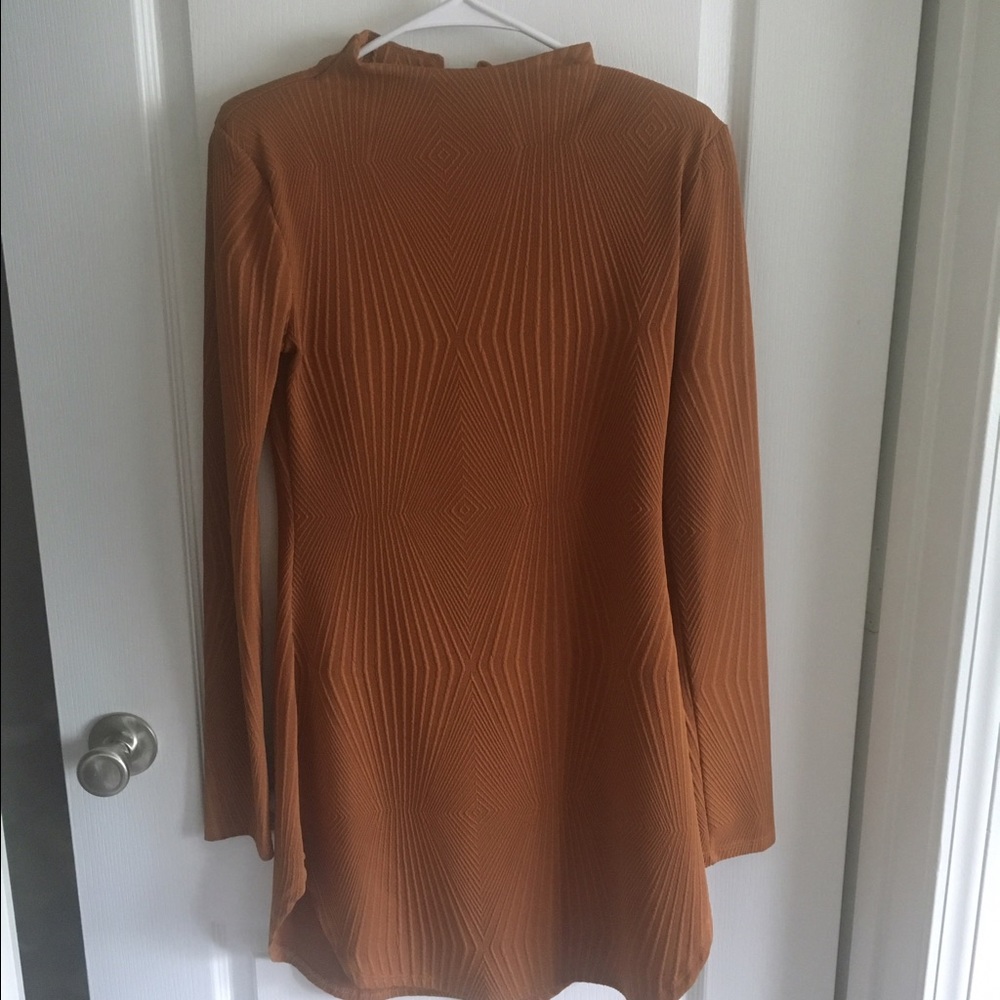 Copper Mid length Dress