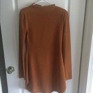 Copper Mid length Dress