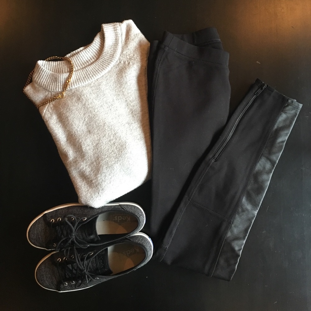 Madewell pieced ponte pants