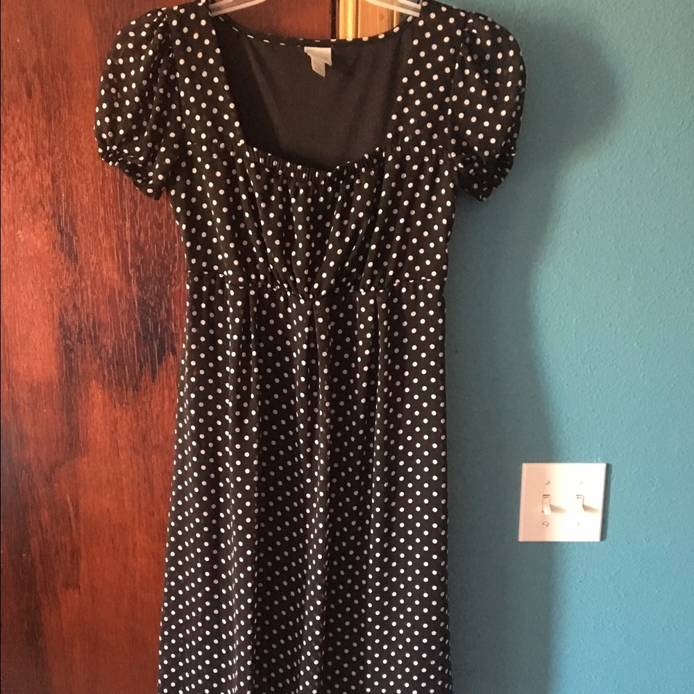 Black and White Vintage Dress