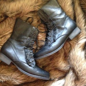 Betsey Johnson Combat Boots