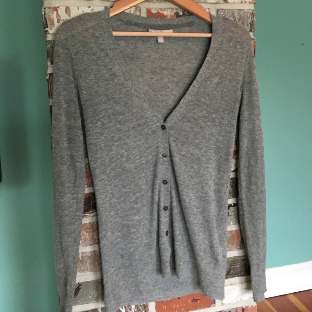 Banana Republic grey cardigan