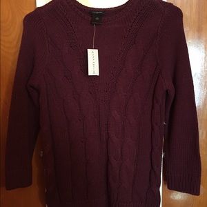 Ann Taylor Maroon XS Sweater