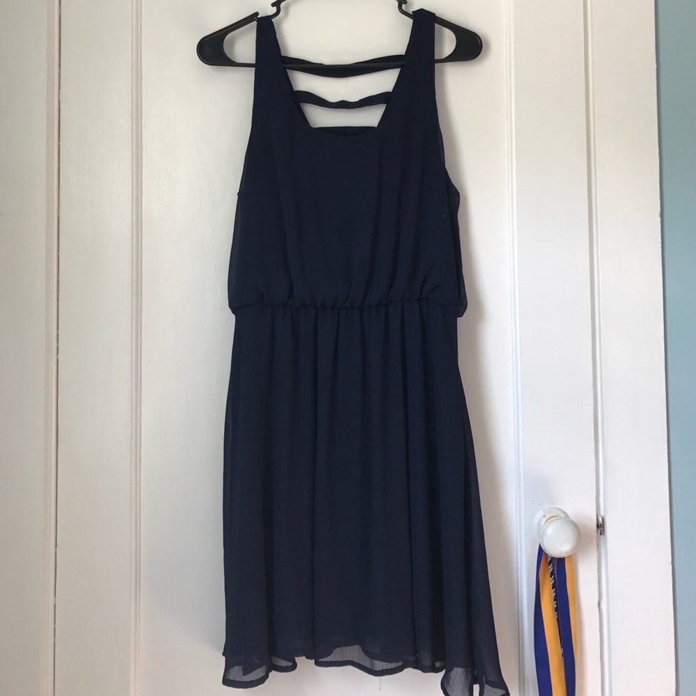 Dark Navy Blue Dress