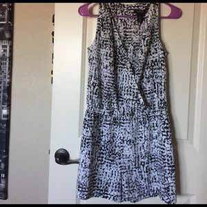 Black and white romper