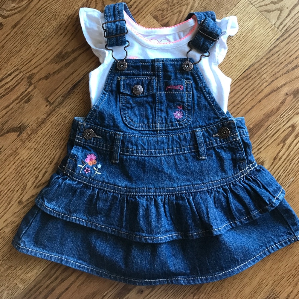 Denim Overall Dress