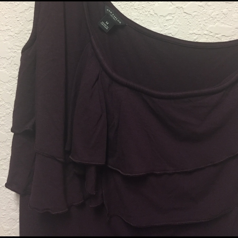 Ann Taylor one shoulder top - Picture 2 of 2