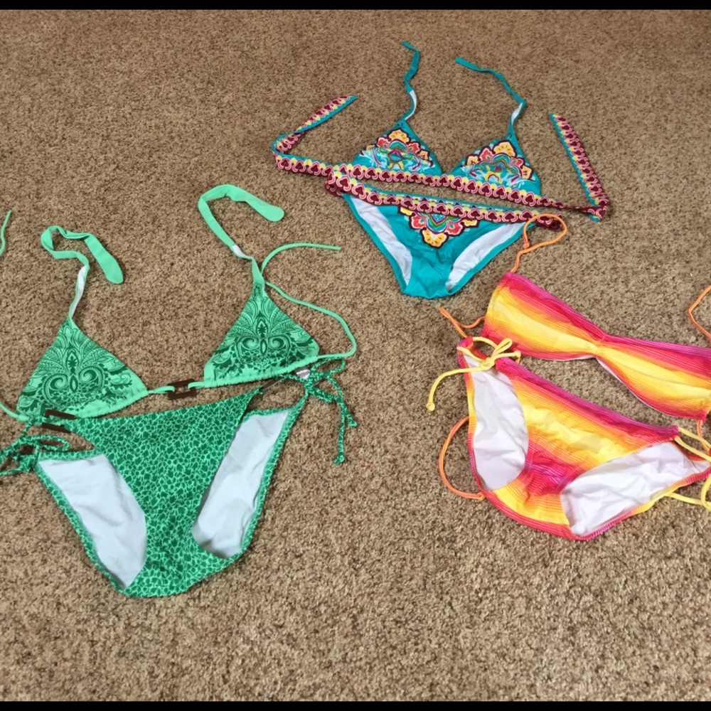 Victoria's Secret Bathing Suits! Set of 3- medium
