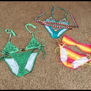 Victoria's Secret Bathing Suits! Set of 3- medium