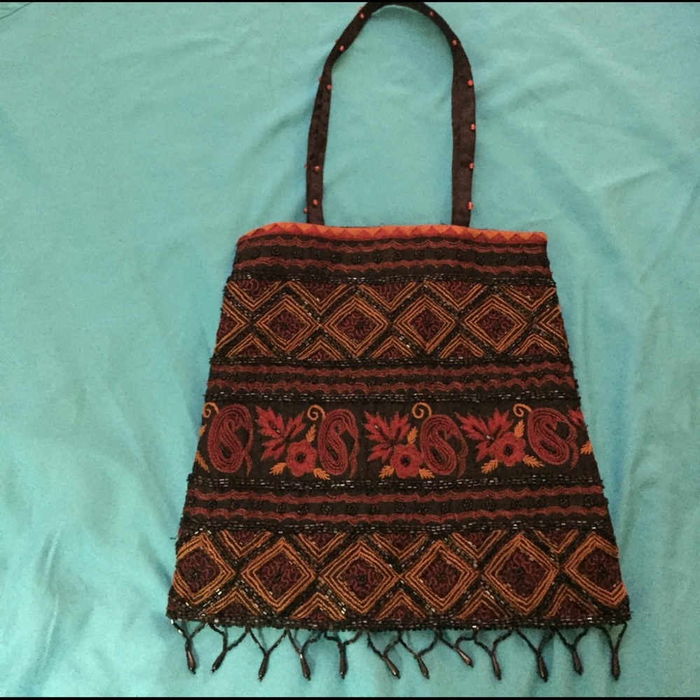 Vintage beaded handbag