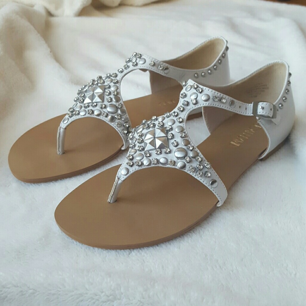 Brand new Joan & David studded sandals size 6.5