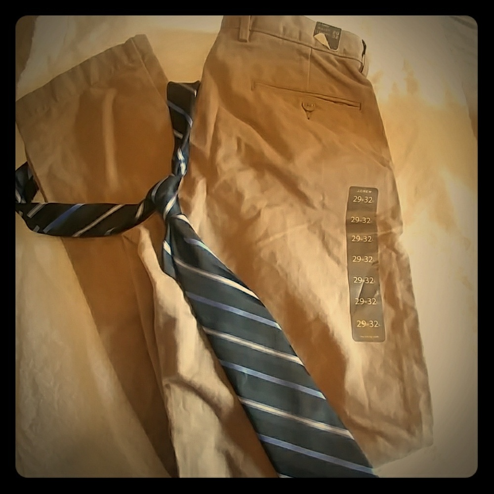 Chino khaki trousers