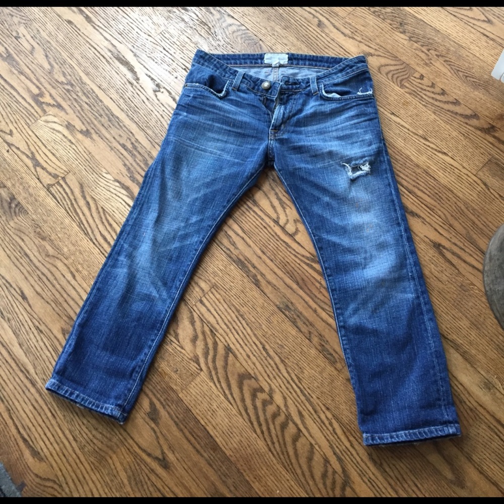 Current Elliot cropped jeans