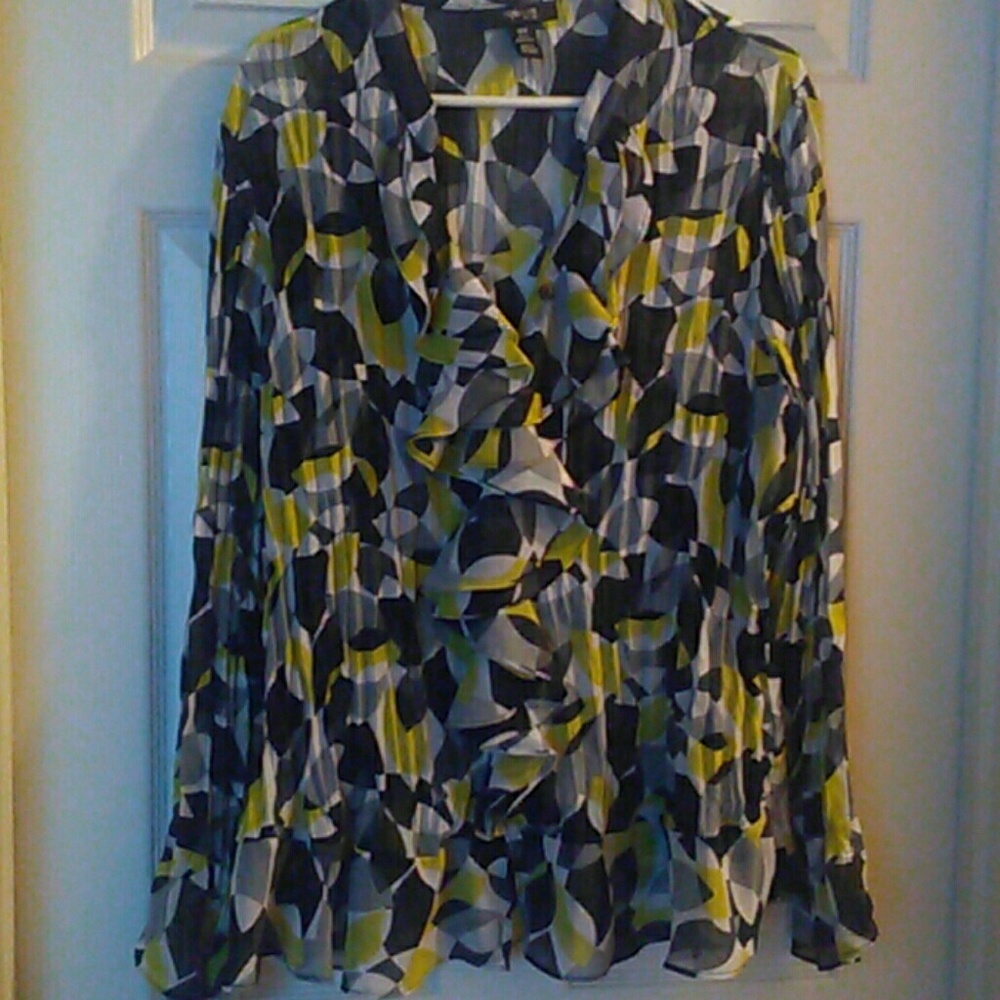 Style&co ruffle blouse