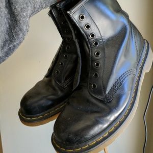 Black Used Dr. Martens