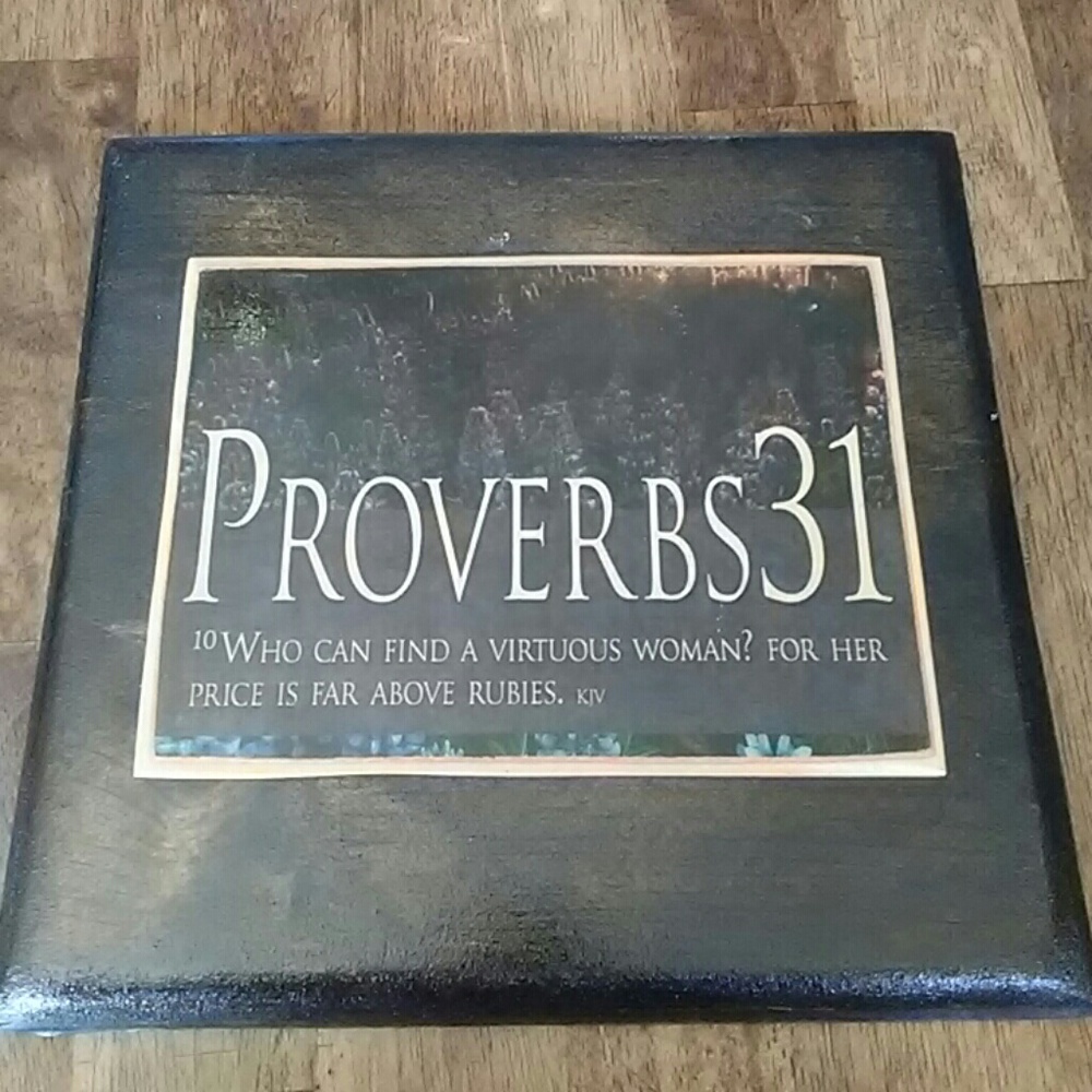 Proverbs 31 Plaque