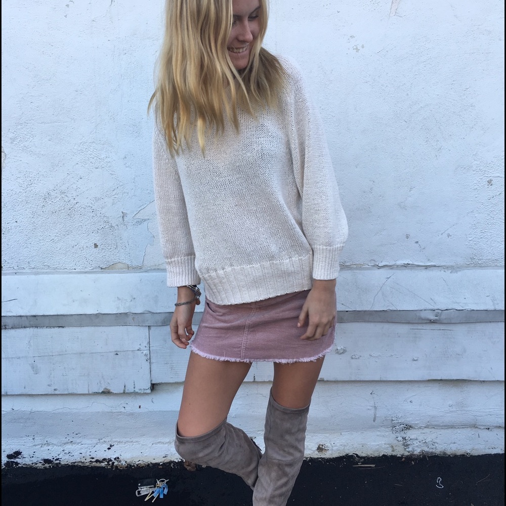 Pink Jean Brandy skirt