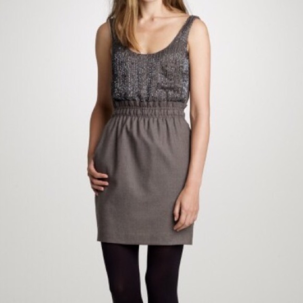 J. Crew Couplet Shimmer dress