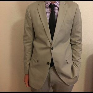 Light grey Banana Republic suit
