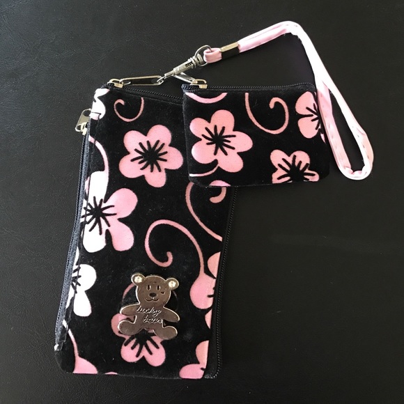Lucky Bear pouch with a chain and small pouch - Picture 1 of 4