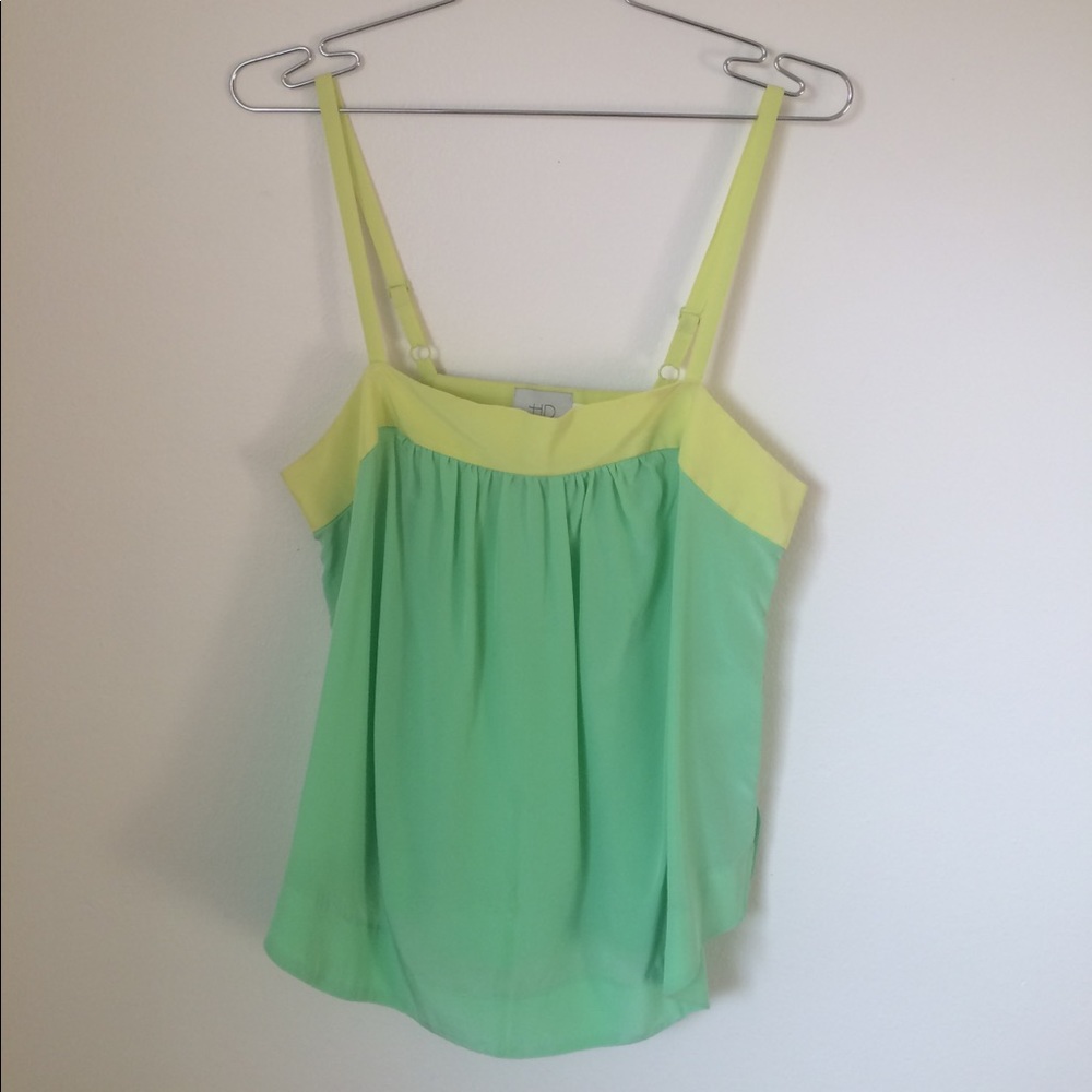 ANTHROPOLOGIE Neon Silk Cami