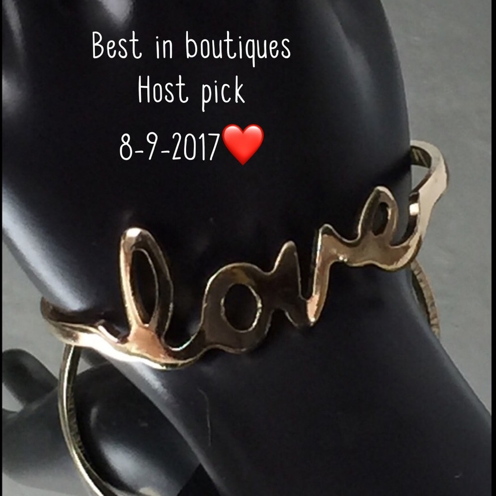 Only 2 left🎉HP🎉 GOLD LOVE CUFF