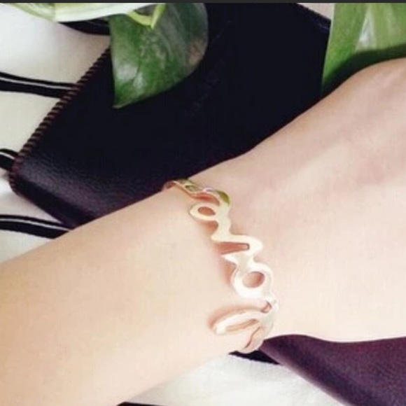 Only 2 leftπHPπ GOLD LOVE CUFF - Picture 3 of 4