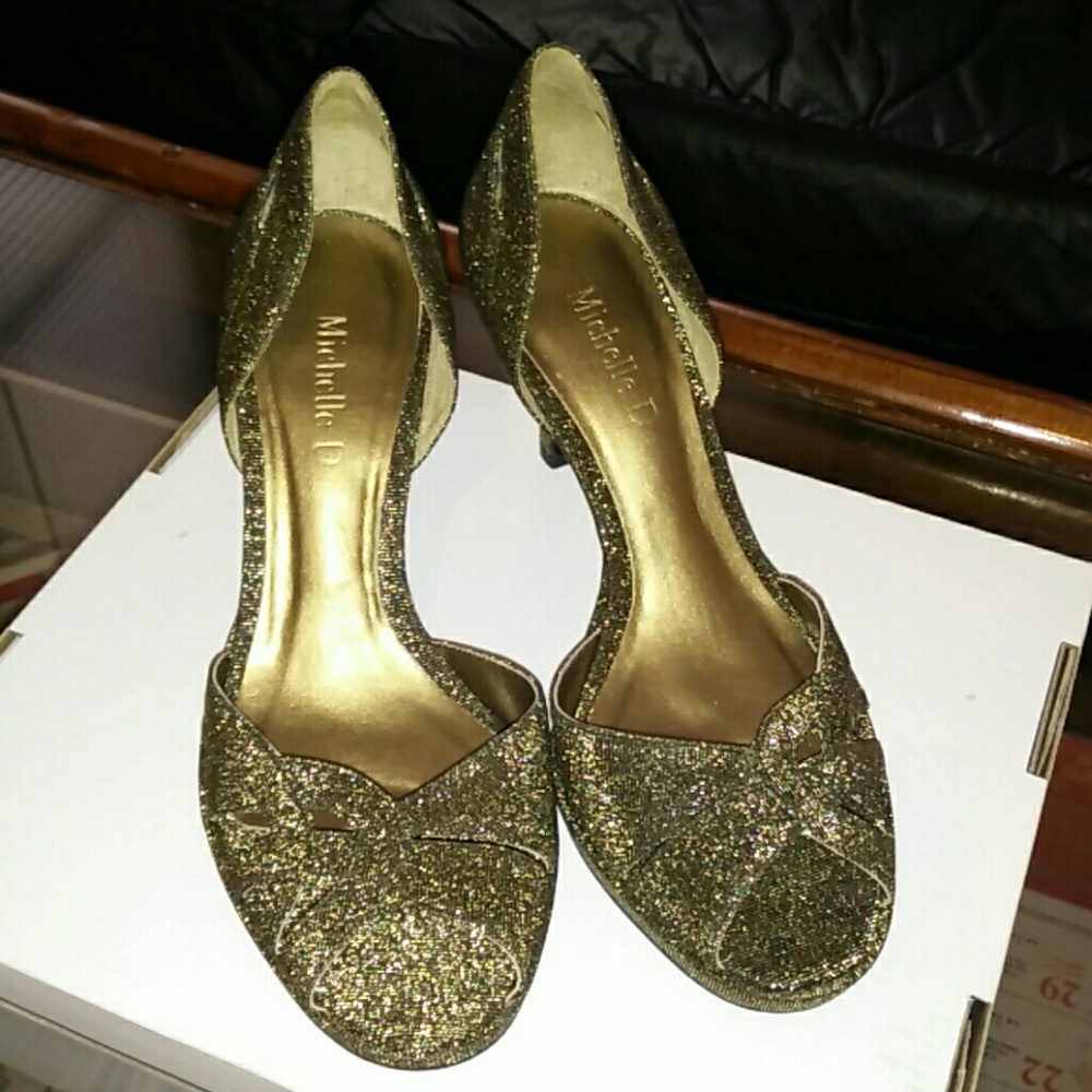 Michelle D classic open toe 3 in heels