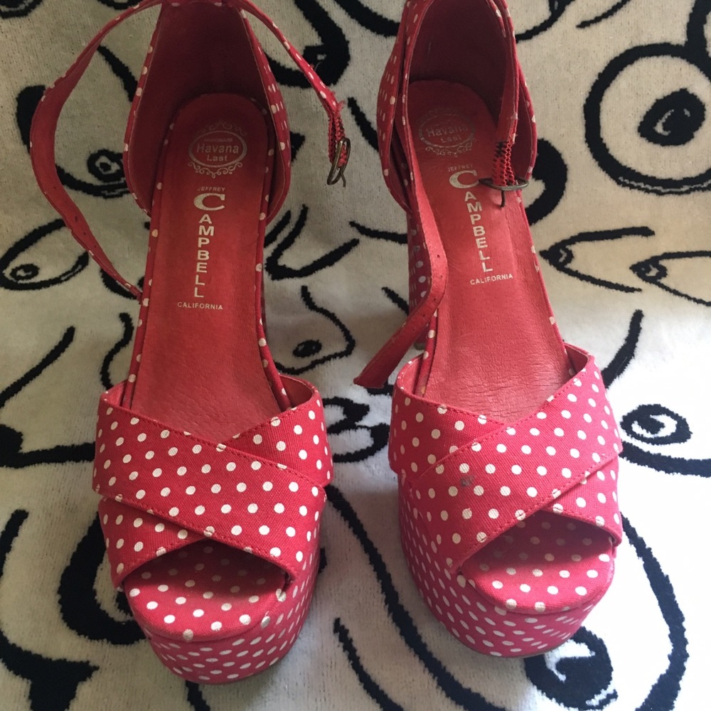 Polka-dot Jeffrey Campbell's
