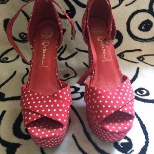 Polka-dot Jeffrey Campbell's