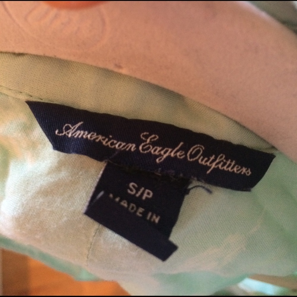 American Eagle mint button down - Picture 2 of 2