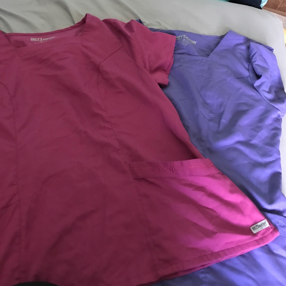 Two greys anatomy tops