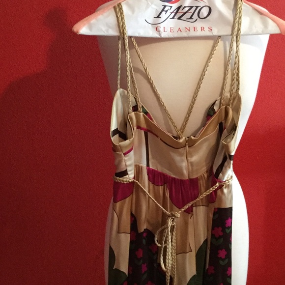 Voom. "Walk in the park" dress. 100% silk. Size M. - Picture 5 of 5