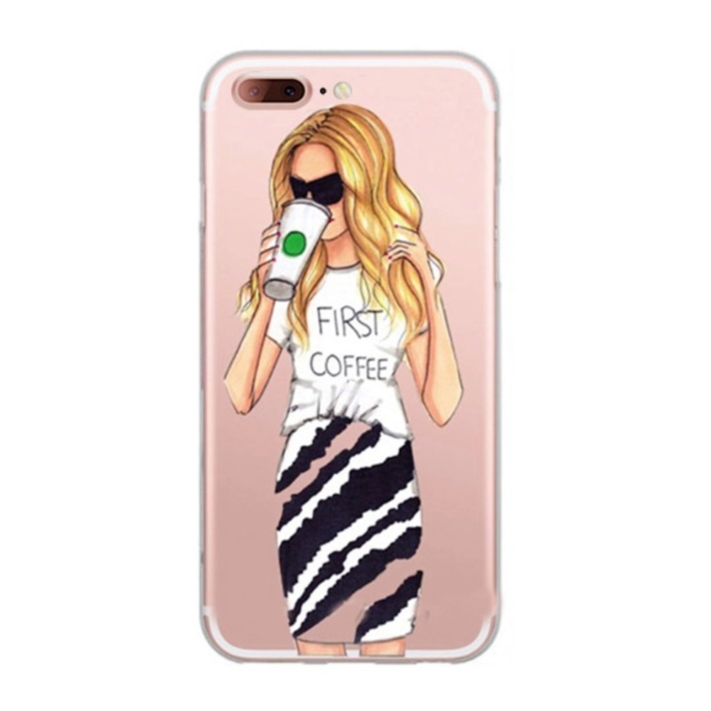 COFFEE GIRL IPHONE 6 PLUS CASE☕️