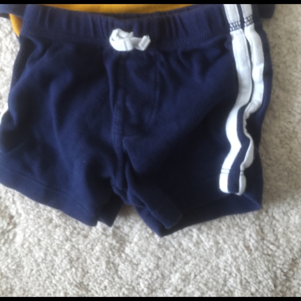 Shorts included with the two yellow onesie free