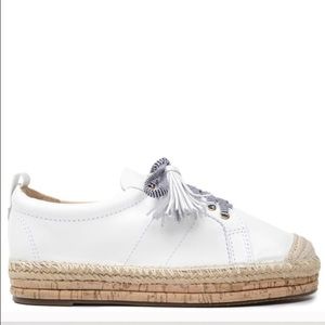 SCHULTZ ORLEAN ESPADRILLES WHITE 7.5-like an 8
