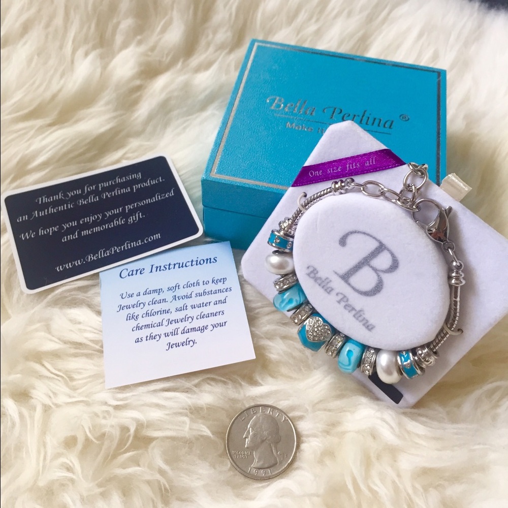 NEW blue bracelet with box