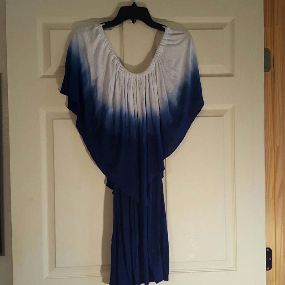 Scoop or Off-Shoulder Tie Dye