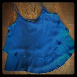 Blue Two Tiered Tank