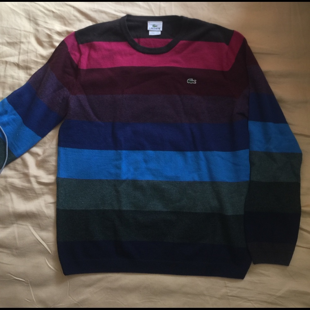 Lacoste Color Block Sweater (Men's Large)