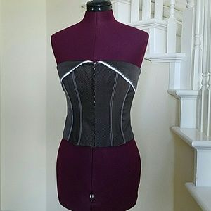 Bebe corset style top
