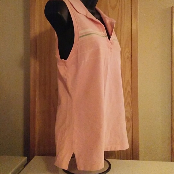 Tommy Hilfiger Pink Sleeveless Polo Top Size M - Picture 3 of 3